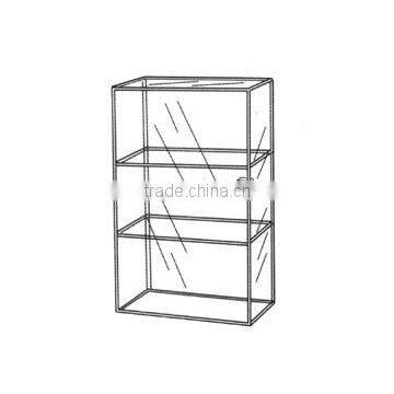 Acrylic Countertop Display Case - Tower 2 Shelf