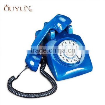 Retro Style Telephone Landline Wired Table Telephone for Home