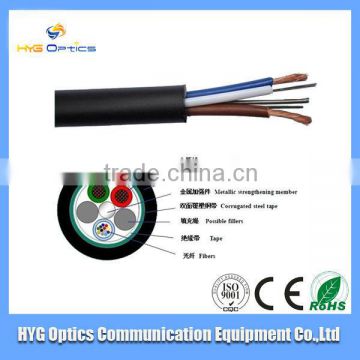 Factory made indoor 8 core power and fiber cable
