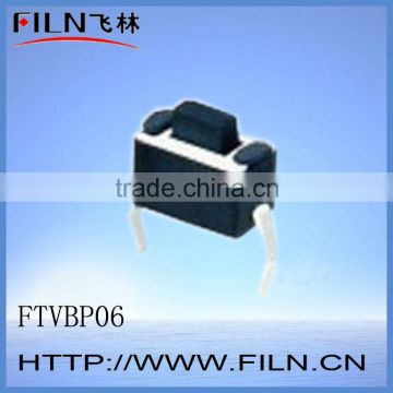 FTVBP06 2 pin 6x3mm through hole rubber tactile switch