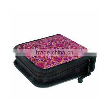 Colorful print CD holder bag CD case