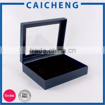 Good quality customized paper display box with clear window