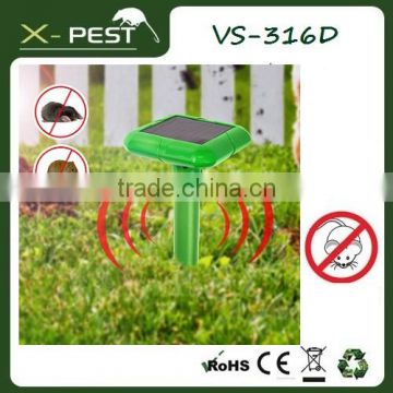 X-Pest VS-316D Solar Mole Repeller Gopher Repellent Repel Voles Mice Rats Rodent for Garden Yard Law