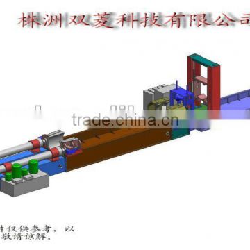 Pipe bender for large radius and thick wall pipes /NC control