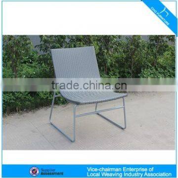 cheap garden furniture PE plastic chair rattan recliner chair
