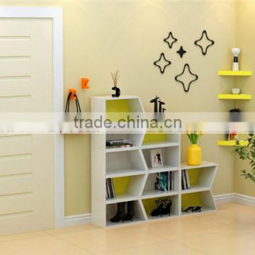 wooden Cube Shelf wall mounted bookcase wardrobes for small rooms