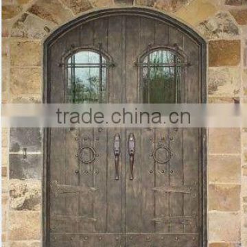 Bisini antique iron double door (BG90061)