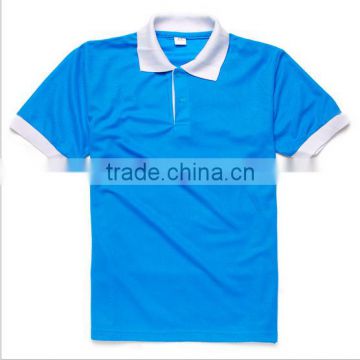 Oem custom logo polo shirt cheap two color polo shirt manufacturer