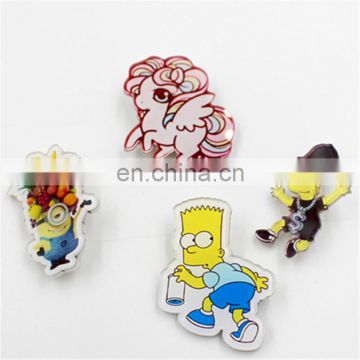 custom various shaped colorful plastic PCB plate badges for promotion/badge pins