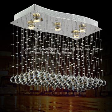 Popular Crystal Pendant Light LED Chandeliers for Living Room Decoration 7003-5