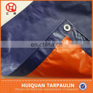 virgin coated blue/orange tarpaulin stock lot