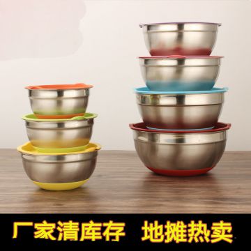 egg beaters egg bowls Bowl clip anti scald clip save Pepper can BBQ square and Grill Vegetable washing basin