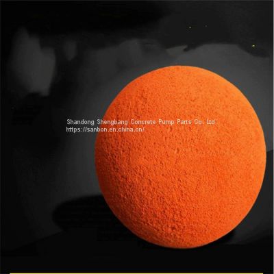 Concrete pump spare parts sponge ball dn125 dn200 rubber ball for pipe cleaning