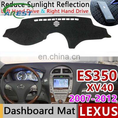 for Lexus ES ES350 2007~2012 XV40 Anti-Slip Mat Dashboard Cover Sunshade Dashmat Protect Accessories ES240 350 2009 2010 2011