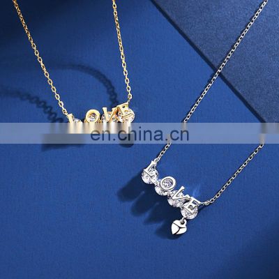 Fashion Letter Necklace 2021 Cute Babygirl Necklace in Gold or Silver Custom Gold Plated Jewelry Necklace Women Girls
