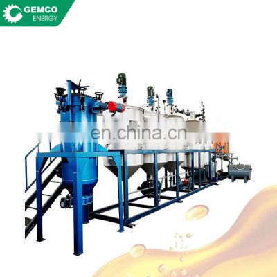 1~10 tpd small soybean oil refining plant machine for sale in united states