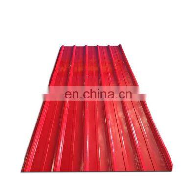 Color Coated Gi Corrugated Steel Sheet Aluzinc Coated Roofing Sheet