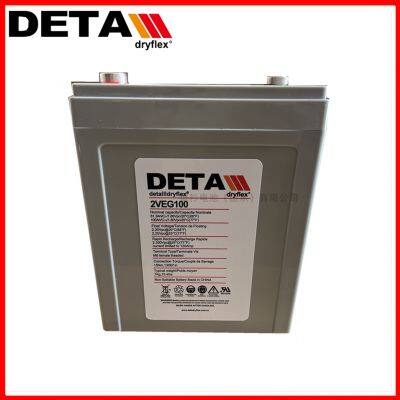 DETA Silver cedar Battery Energy Storage Industry 6OPZV300 Tubular Colloidal Battery from Germany