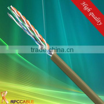 0.5mm/0.4mm copper shield indoor telephone cable 4 core security cable