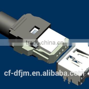 4P 5P 10P electrical PCB mount right angle LVDS automotive connector