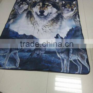 printed polar fleece picnic blanket