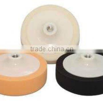 Single Side 5" Buffing Polishing Sponge Pad Orange Black for Car