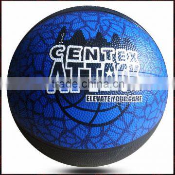 good quality official size 7 rubber colorful basketball