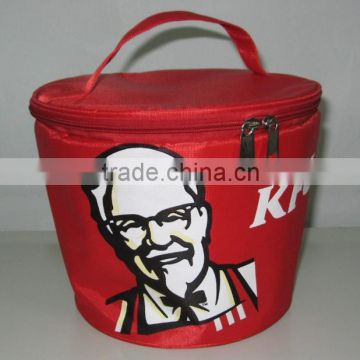 2mm Alu Foam polyester insulating effect cooler bag,cheap ice cream cooler bag for KFC                        
                                                Quality Choice