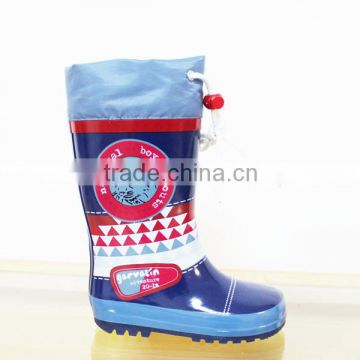 kids rubber rain gumboots,shoes with print
