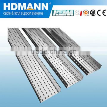 Powder coated galvanized perforated cable tray /China OEM supplier