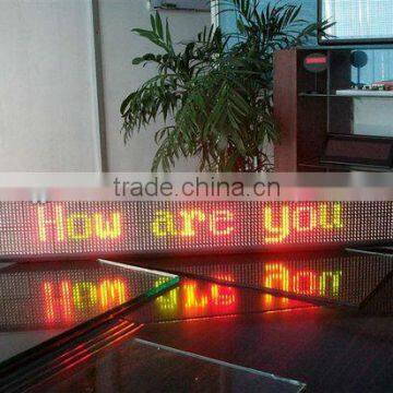 high brightness of semi-outdoor led display single red