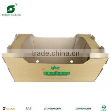 Brown strong fruit corrugated tray