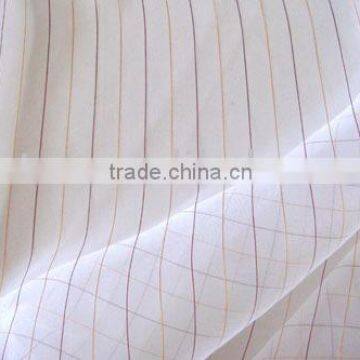 organza curtain fabric with lines