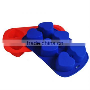 heart shaped silicone cake mould bakeware/kitchenware