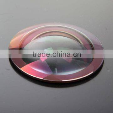 Super wide angle sense optical molded glass lens