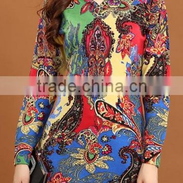 2015 Latest design ladies long sweater for Christmas