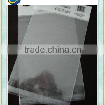 cheap custom self adhesive opp bag/opp bag with header