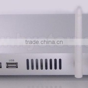 HOT sale ultra linux mini pcFMP02-1037UC with Dual Core 4 Threads Intel HD Graphics 1*HDMI+1*VGA+1*LAN dual display