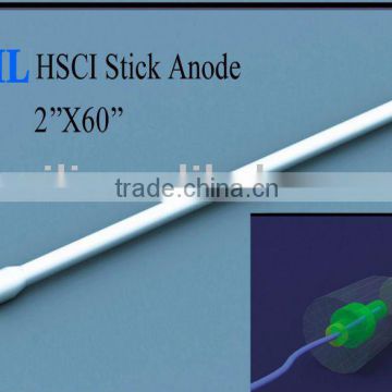 2''X60'' HSCI Solid Rod Stick Anode