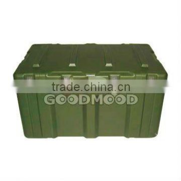 Plastic rotationally moulded military case