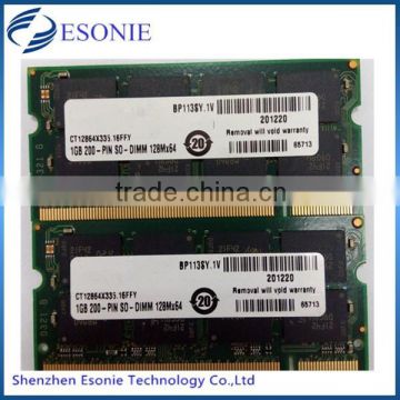 Work with all motherboard ram memory ddr2 1gb 667mhz laptop