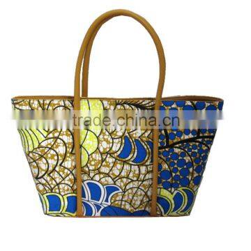 Fashion Tote Bag African Wax Printed Fabric Bag