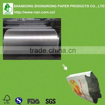 Hot sale aluminum foil laminated paper in roll for butter wrapping