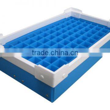 Customizable lightweight container box pe pp foam sheet board for logistic packaging OEM available