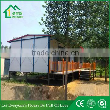 Movable Prefab House with Steel Floor Basement suitable for Humid Climate