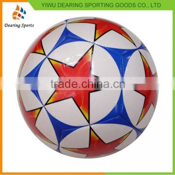 Top fashion unique design pvc plastic soccer ball with reasonable price