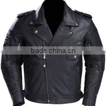 Motorbike Leather Jackets PW-LJ-9001(Flap design)