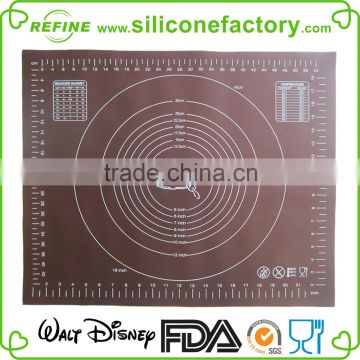 Silicone product Factory 50x60cm Full Screen Printed Silicone Baking Mat