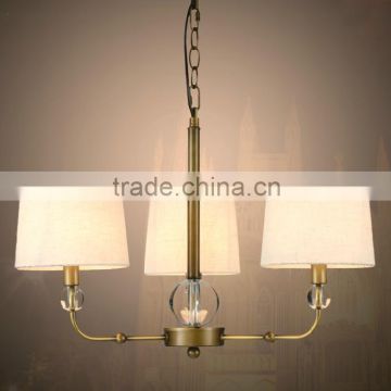2015 New hot style in Bronze Up Chandelier from zhongshan ligthing factory