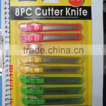 8PC CUTTER KNIFE FACTORY YIWU